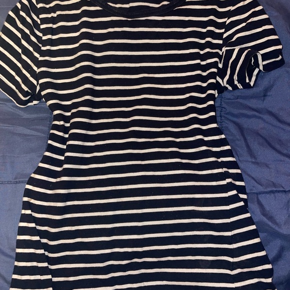 H&M Tops - H&M Black and White Striped Top